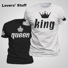 King n Queen Lovers Tee T Shirt
