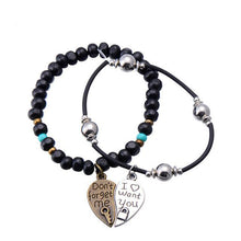 Lovers' Heart Charm Bracelet(pair)