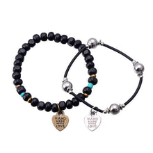 Lovers' Heart Charm Bracelet(pair)